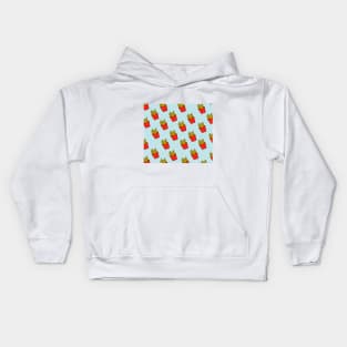 French fries Pattern Kids Hoodie